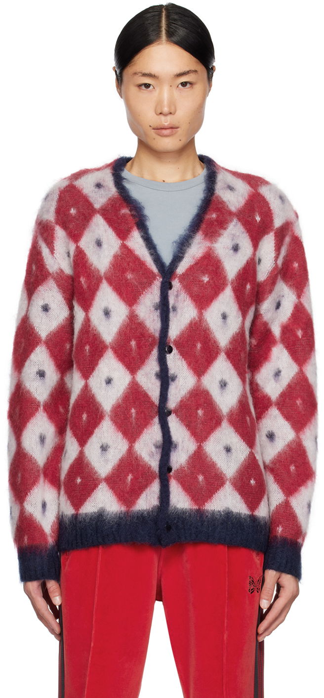 Sweater Needles Diamond Cardigan Rød | NS280, 0