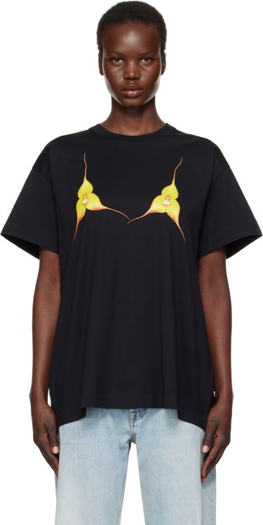 T-shirt Givenchy Oversize Floral T-shirt Sort | BW70C1P706001, 0
