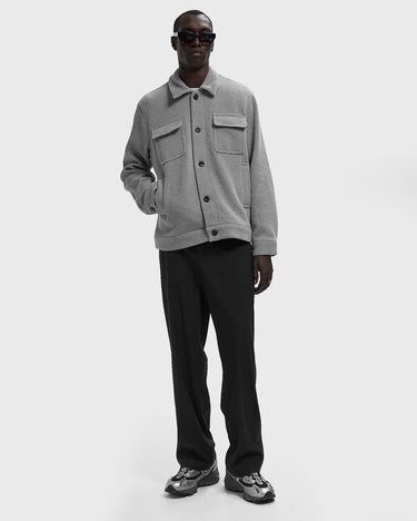 Jakke Les Deux Nash Twill Wool Jacket Grå | 1000837-320, 1