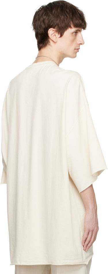 T-shirt Rick Owens Rick Owens Hollywood Tommy T-Shirt Beige | RU01E5283 JNC, 2