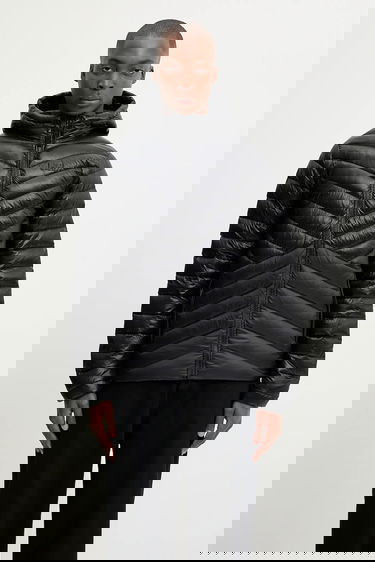 Puffer jakke Helly Hansen STOWE Hooded Winter Down Jacket Sort | 54494, 0
