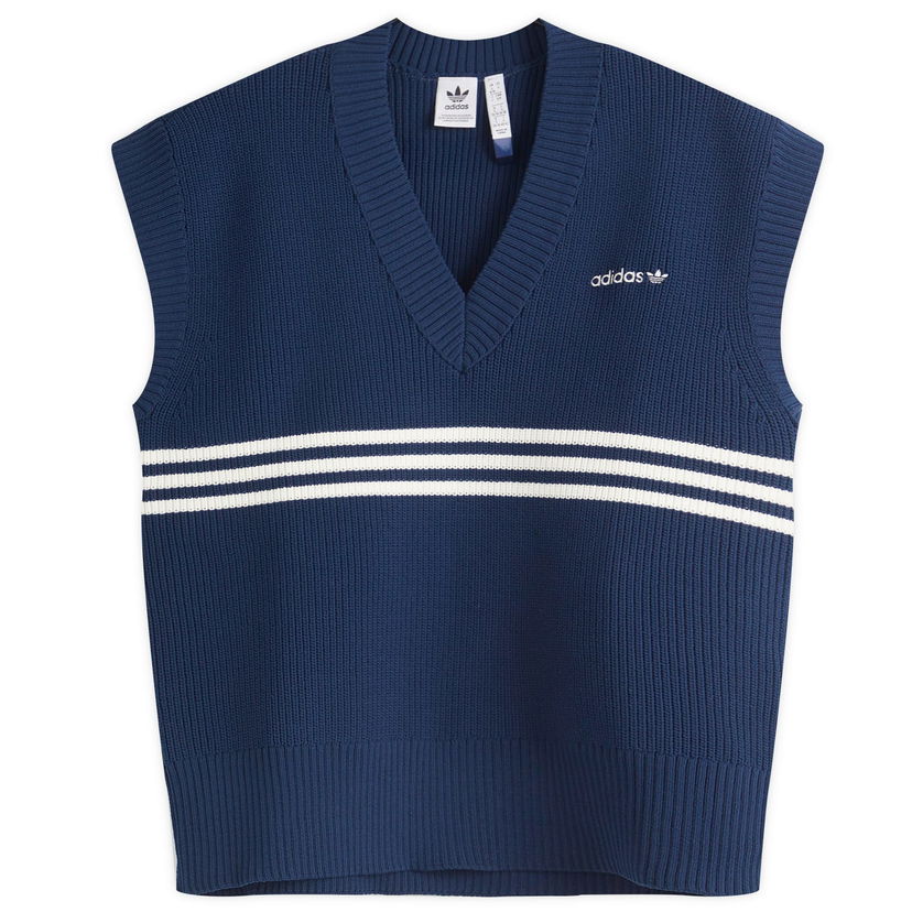 Sweater adidas Originals Women's Knit Vest Mørkeblå | JJ3485