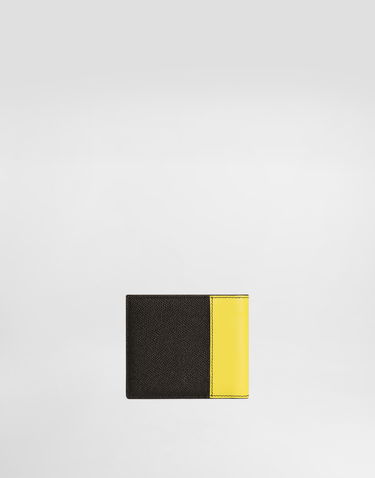 Tegnebog Dolce & Gabbana Dolce & Gabbana Dauphine Leather Bi-Color Wallet Gul | BP1321A6N728N971, 2
