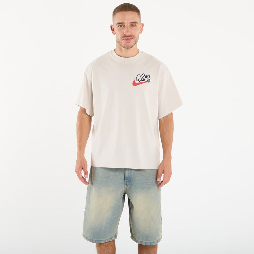 T-shirt Nike Nike Solo Swoosh T-Shirt Beige | IH4294-104