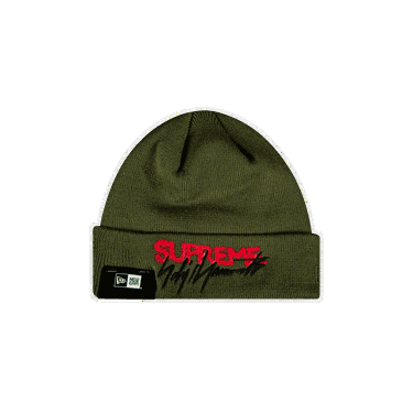 Beanie Supreme Yohji Yamamoto x New Era Beanie Grøn | FW20BN5 OLIVE, 0