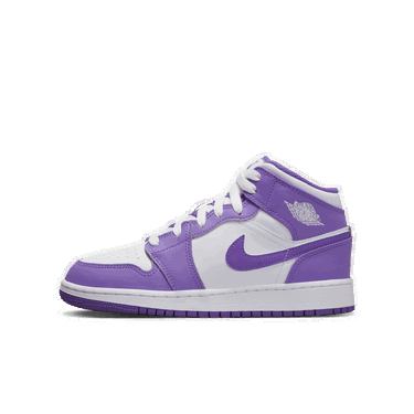 Sneakers og sko Jordan Air Jordan 1 Mid "Purple Venom" GS Lilla | DQ8423-511, 2