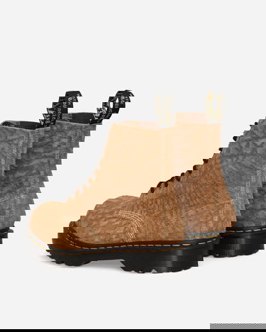 Sneakers og sko Dr. Martens 1460 Pascal Emboss Suede Boots Savannah Tan Beige | 31484439 TAN, 4