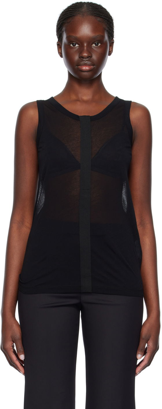 Tanktop Helmut Lang Helmut Lang Two-Way Tank Top Sort | O02HW510
