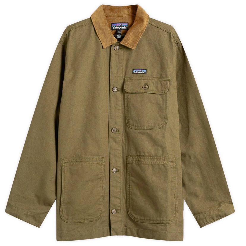Jakke Patagonia Men's Point Reyes Canvas Jacket, Size Small Grøn | 20250-BSNG