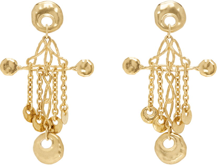 Øreringe CHLOÉ Chloé 'The Chloé Eclectic' Gold-Tone Drop Earrings Metalisk | CHC25SFE13CB7