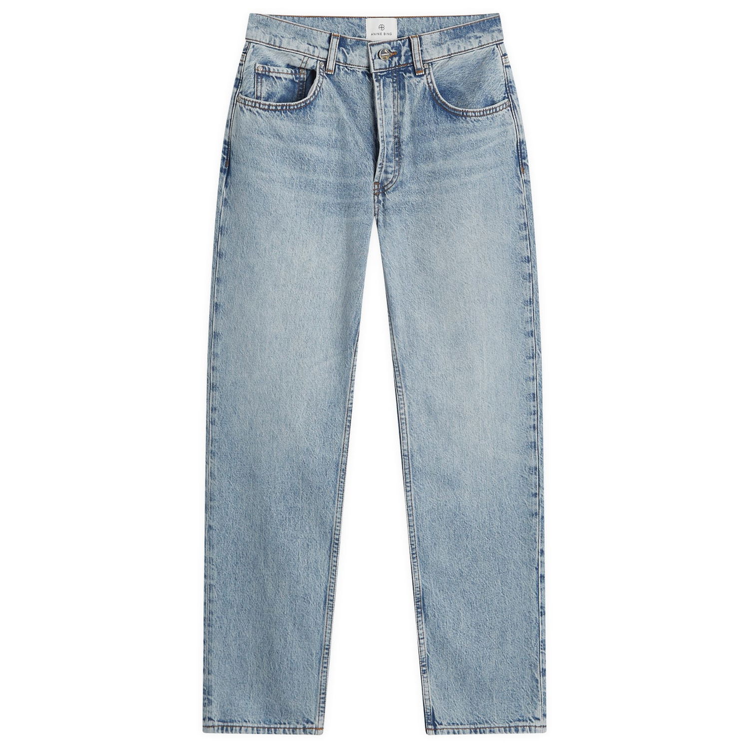 Jeans Anine Bing Benson Washed Blue Jean Size 26 Blå | A-06-10010-WHD4, 0