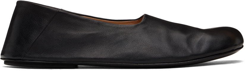 Tøj Marsèll Marsell Passo Soft Smooth Leather Slippers Sort | MM4766 P010666