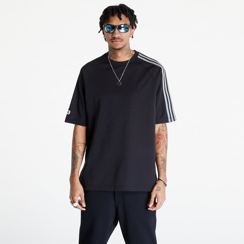 T-shirt Y-3 3-Stripes Short Sleeve Tee UNISEX Black/ Off White Sort | IR6265