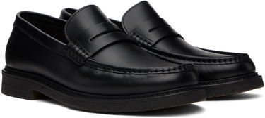 Sneakers og sko BOSS BOSS Polished-Leather Loafers Sort | 50536230, 3