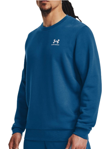 Sweatshirt Under Armour Essential Fleece Crew Sweatshirt Blå | 1374250-426