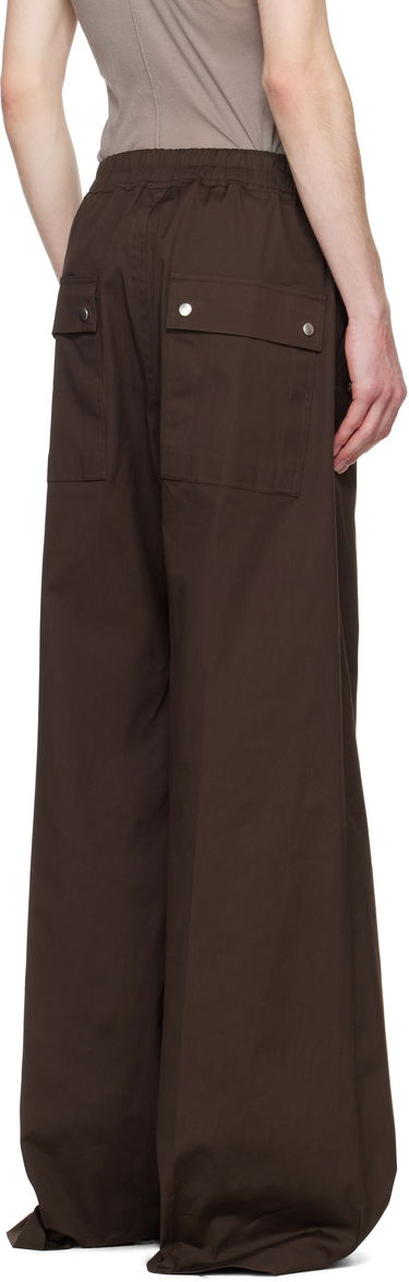 Bukser Rick Owens Rick Owens Hollywood Wide Bela Trousers Brun | RU01E5366 TE, 2