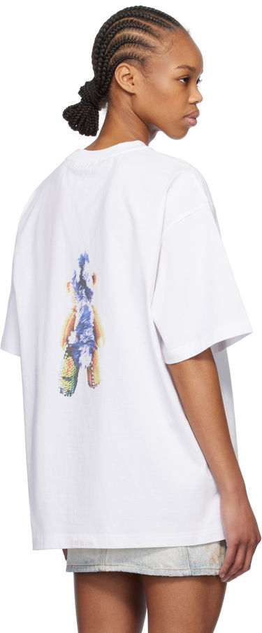 T-shirt We11done We11done Punk Teddy Graphic T-Shirt Hvid | WD-TT0-25-747-U-WH, 2