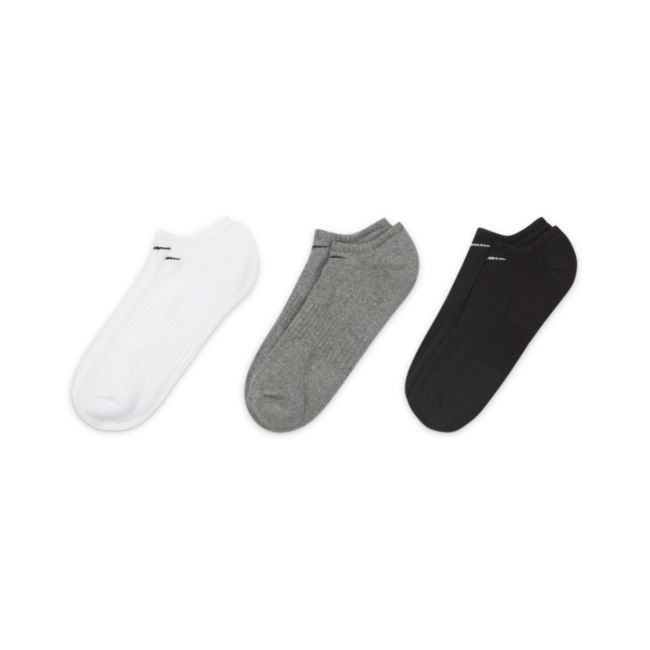 Sokker Nike Everyday Cushioned Training No-Show Socks Grå | SX7673-964, 0