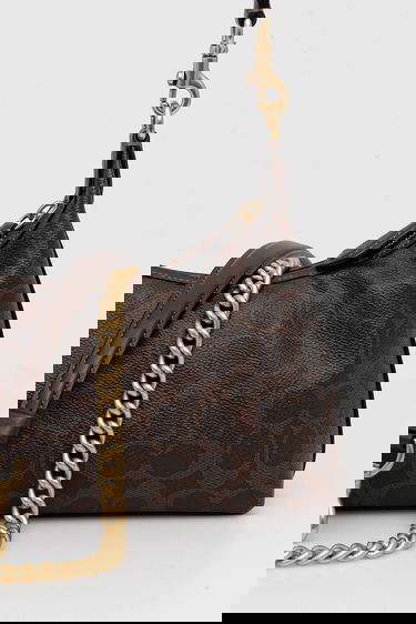 Skuldertaske Coach Juliet Monogram Crescent Shoulder Bag Brun | CAM26, 2