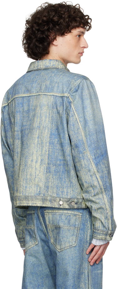 Jakke Camper Camperlab Paint Print Denim Jacket Blå | AU00021-002, 2