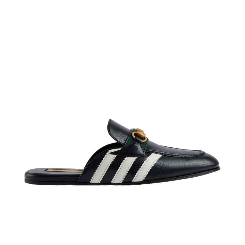Sneakers og sko Gucci adidas x Horsebit Slippers Black Sort | 721481 AAA71 1090