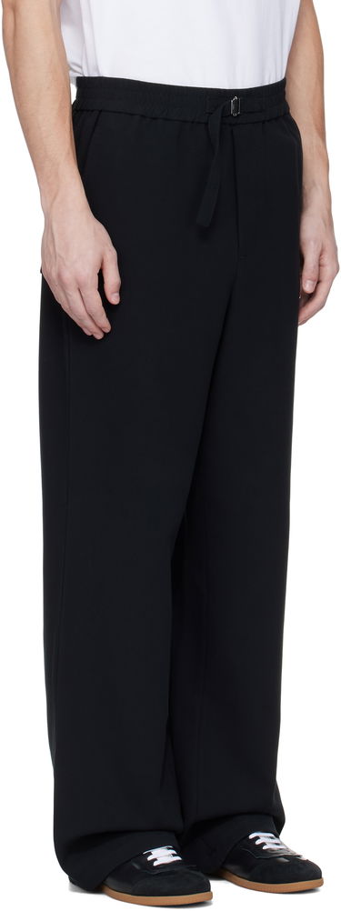 Bukser AMI AMI Paris Elasticated Trousers Beige | HTR214.CO0106, 4