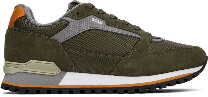 Sneakers og sko BOSS BOSS Embossed-Logo Grøn | 50523221