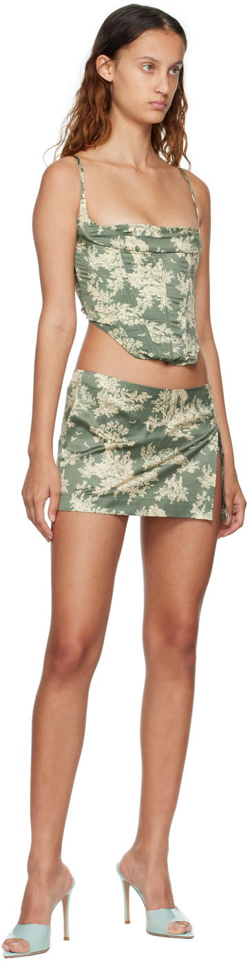 Nederdel Miaou Miaou Micro Mini Toile Skirt Grøn | 4012SS2MST, 3