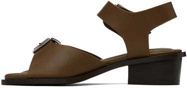 Sneakers og sko LEMAIRE Square Heeled Sandals Brun | FO0030 LL196, 2