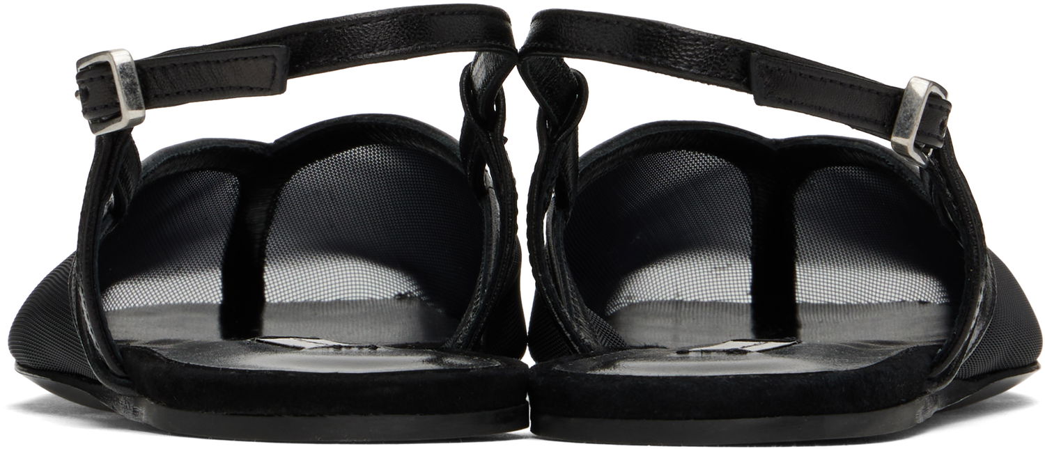 Tilbehør AMI AMI Paris Slingback Ballerina Flats Sort | FSV807.AW0076, 1