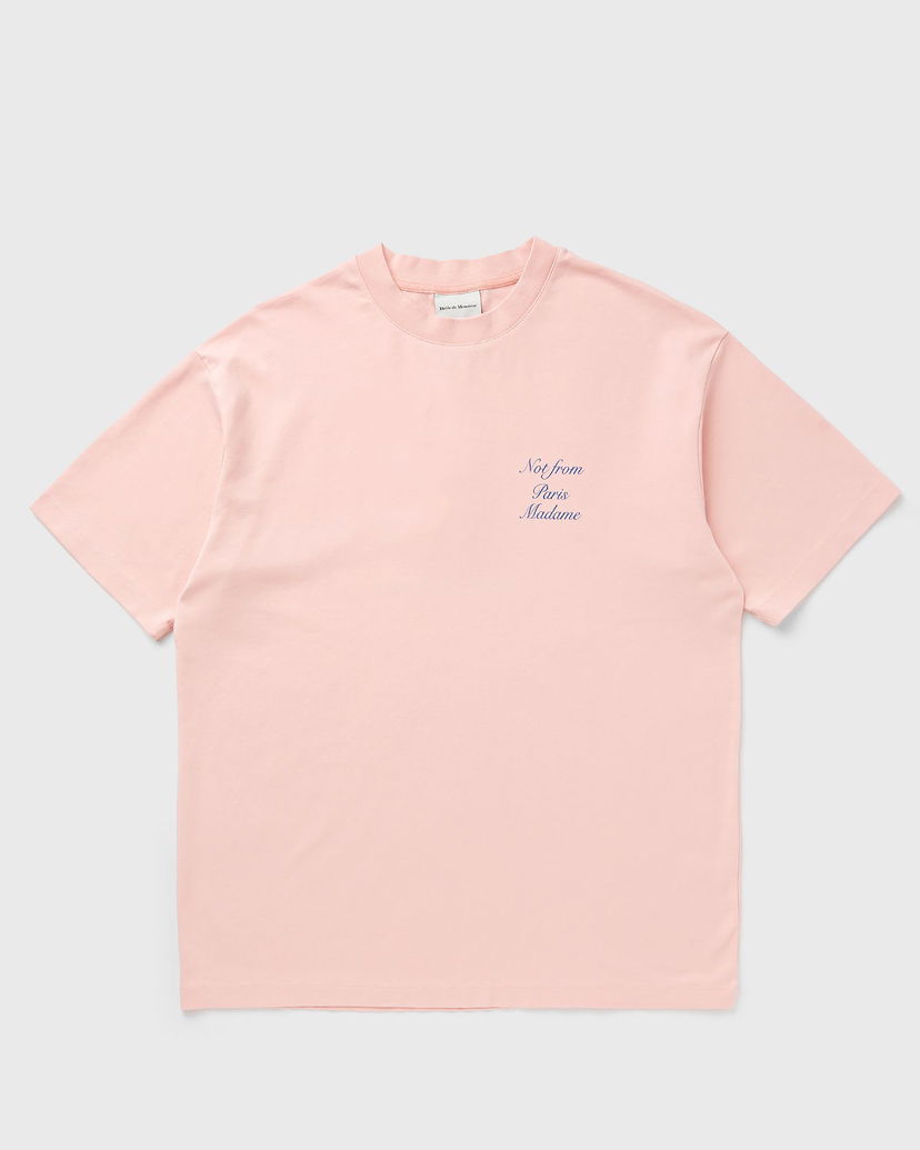 T-shirt Drôle de Monsieur Drole de Monsieur Le Cursive Slogan T-Shirt Lyserød | G-TS209-CO002-LPI
