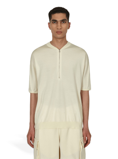 T-shirt Nike Every Stitch Considered Wool Halfzip Top Beige | DR5410-113