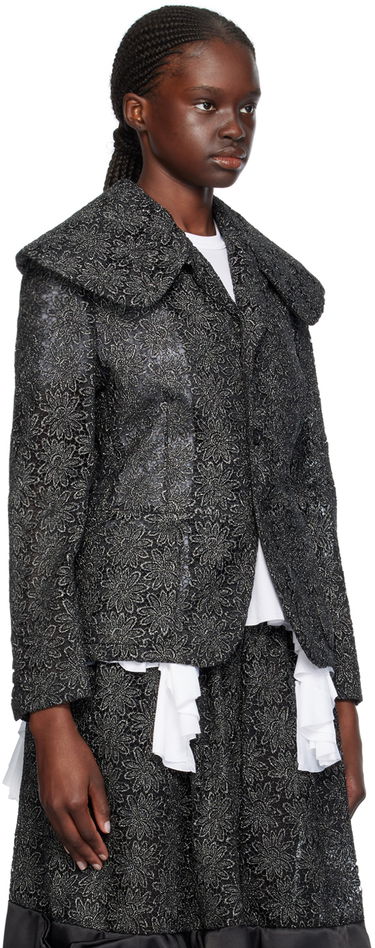 Jakke Comme des Garçons Comme des Garçons Floral Jacket Sort | RM-J022-051, 1