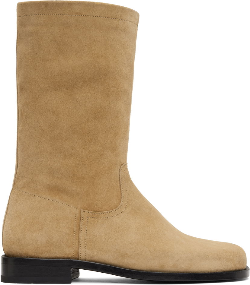 Tøj LEMAIRE Lemaire Soft Workwear Boots Beige | FO0196 LL0134