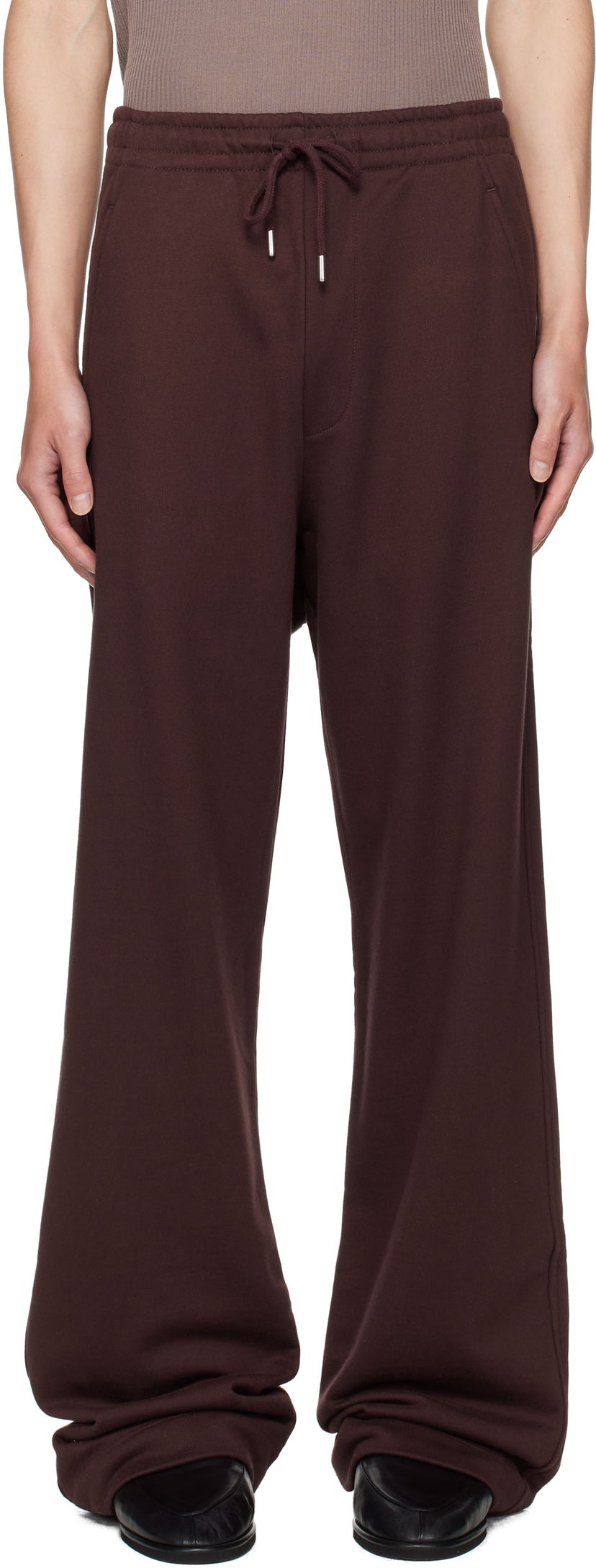 Joggingbukser Dries Van Noten Dries Van Noten Drawstring Sweatpants Brun | 252-021156-2611