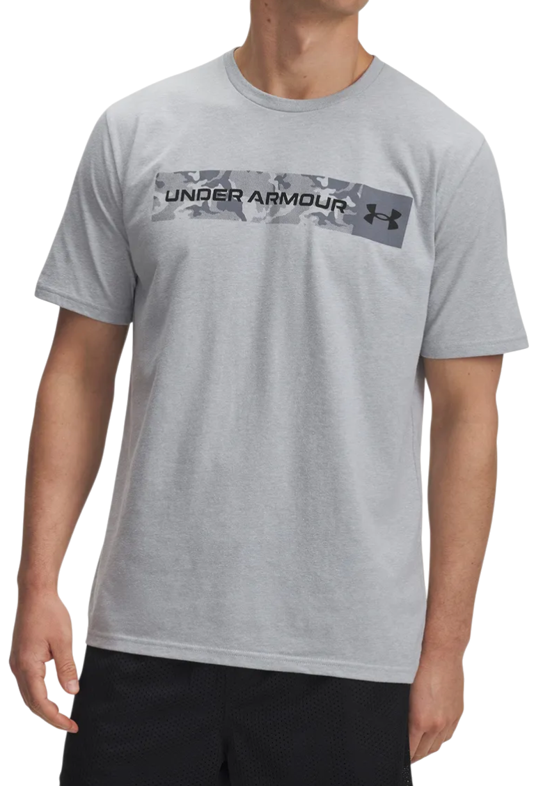T-shirt Under Armour Under Armour Camo Chest Stripe Short Sleeve T-Shirt Grå | 1376830-011