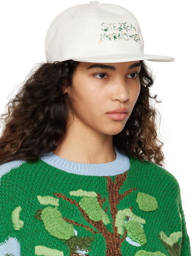 Kasket Stella McCartney Stella McCartney Embroidered Cap Hvid | 570194WP0172, 1