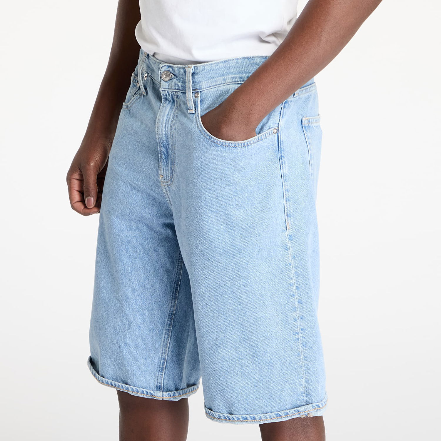Shorts CALVIN KLEIN Calvin Klein Relaxed Denim Shorts Blå | J30J327186 1AA, 1