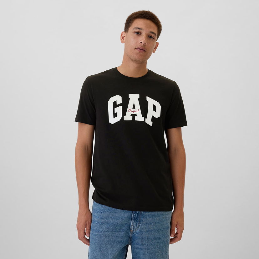 T-shirt GAP T-shirt Logo Tee True Black XXL Sort | 542246-03