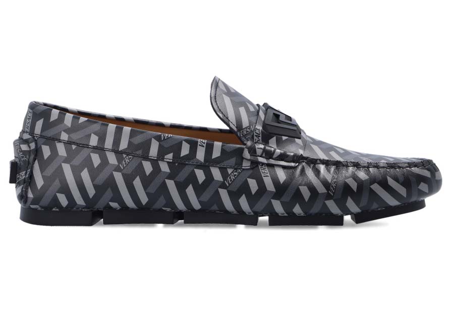 Sneakers og sko Versace Patterned Loafers Sort | 1003354 1A02903 5B050, 0
