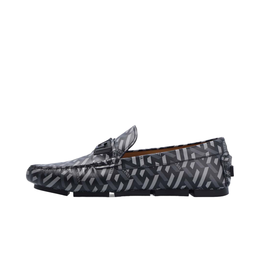 Sneakers og sko Versace Patterned Loafers Sort | 1003354 1A02903 5B050