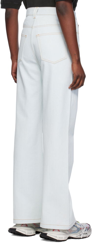 Jeans We11done Straight Leg Jeans Blå | WD-DP0-24-336-W-IC, 2