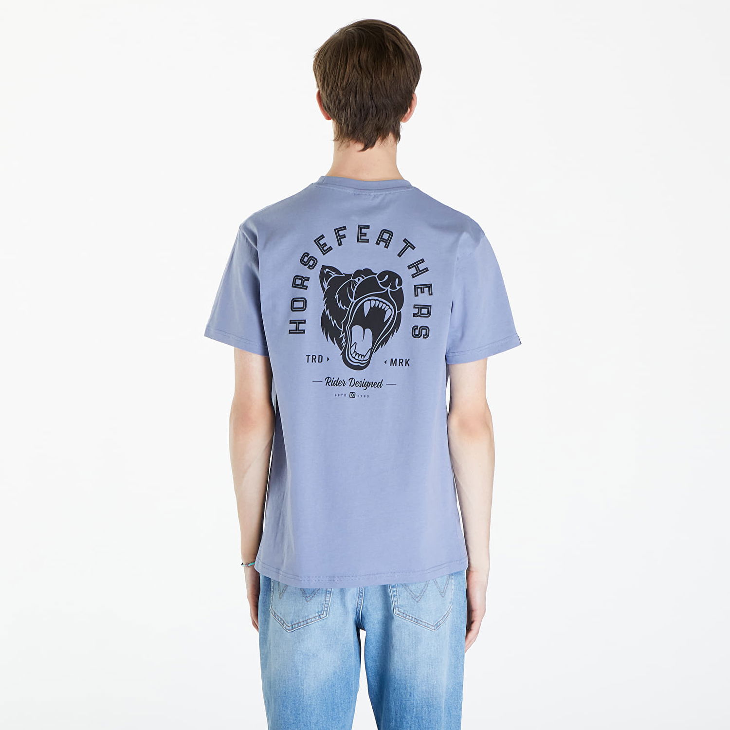 T-shirt Horsefeathers Roar II T-Shirt Tempest Blå | SM1340B, 1