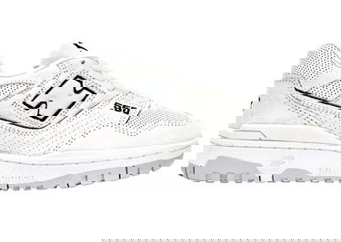 Sneakers og sko New Balance 550 White Perforated Leather Hvid | BB550PRB, 0