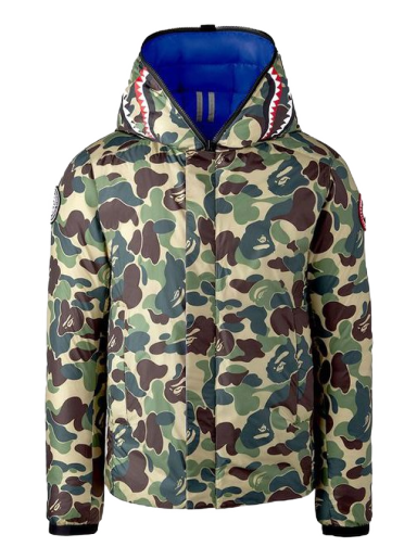 Sweatshirt BAPE Canada Goose x Concepts Crofton Shark Hoodie Grøn | 1H73-140-902