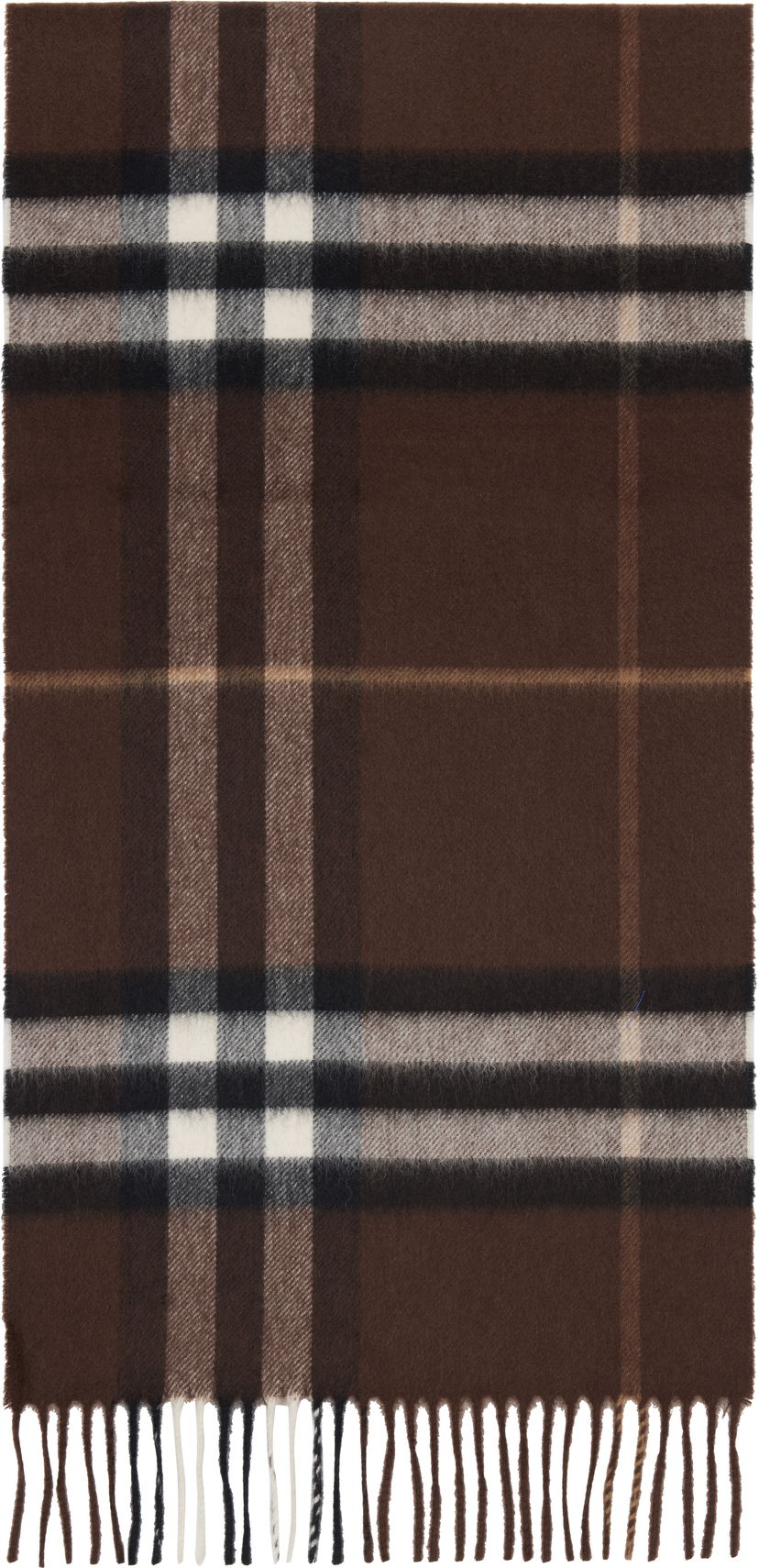 Tørklæde Burberry Burberry Check Cashmere Scarf Brun | 8112638