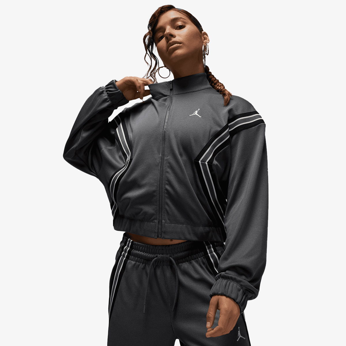 Jakke Nike Jordan Break Track Jacket Grå | HQ9215-068, 0