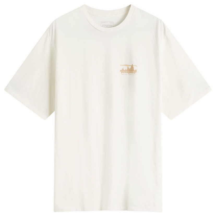 T-shirt Patagonia 73 Skyline Organic T-Shirt, Size Large Hvid | 37534-BCW