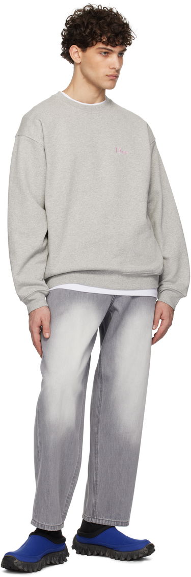 Sweatshirt Dime Classic Logo Crewneck Sweatshirt Grå | DIMEHO2442GRY, 3