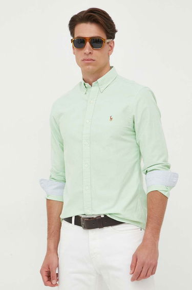 Skjorte Polo by Ralph Lauren Button-down Shirt Grøn | 710792161, 0